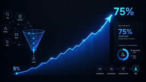 Illustration of a WhatsApp conversation connected to a Google Ads campaign dashboard, representing lead attribution tracking